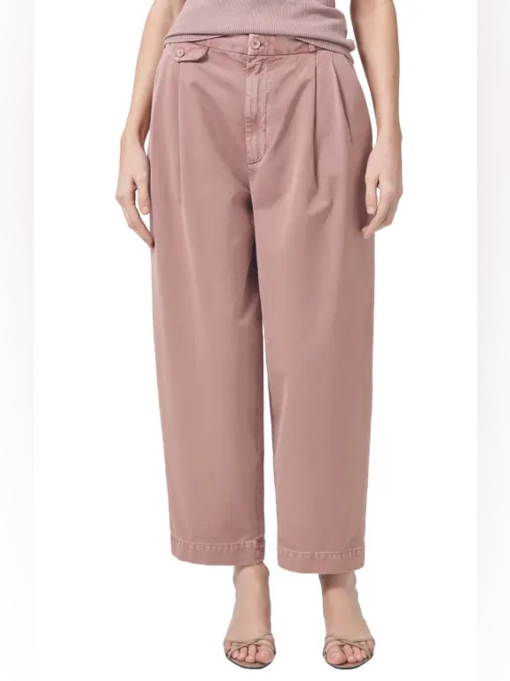 $268 NWT Agolde “Becker” Chino Pants in Spider Lily Sz 27